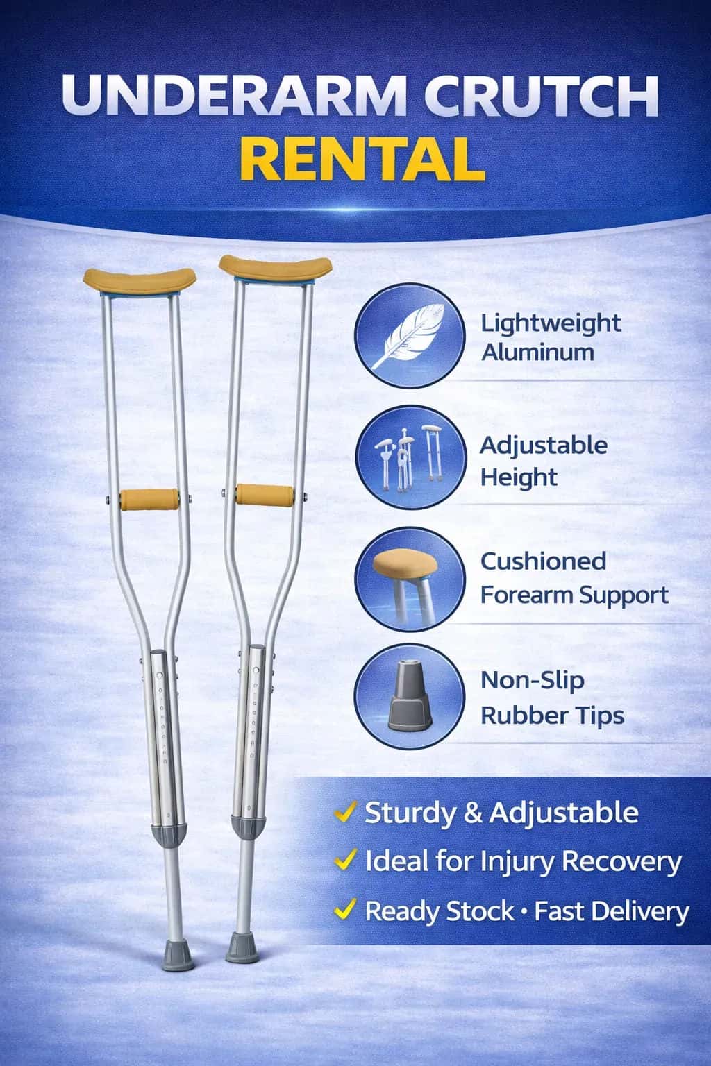Axillary Crutches