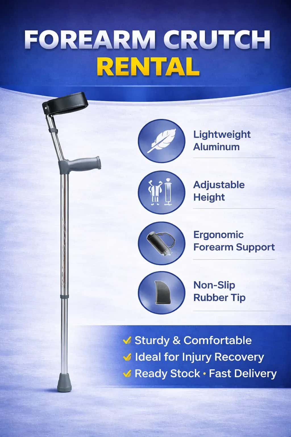 Forearm Crutch