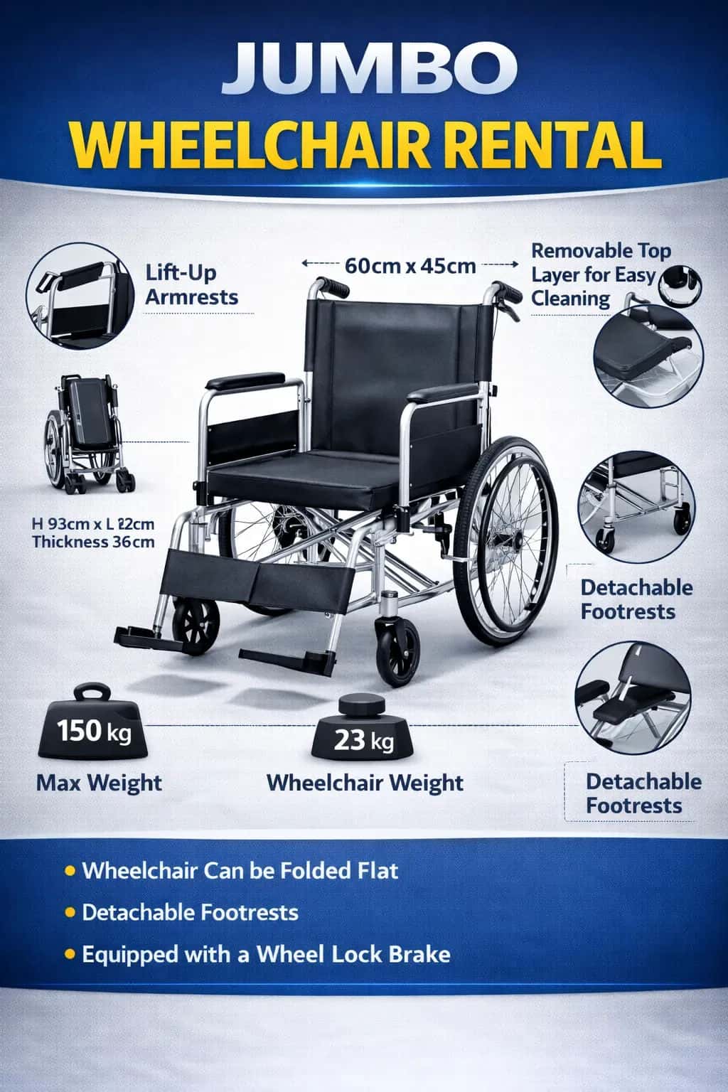 Jumbo Wheelchair