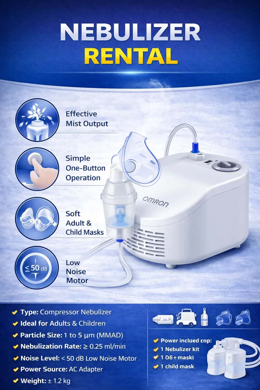 Omron Compressor Nebulizer