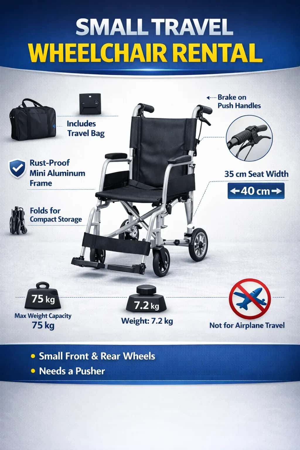 Small Travel Wheelchair
